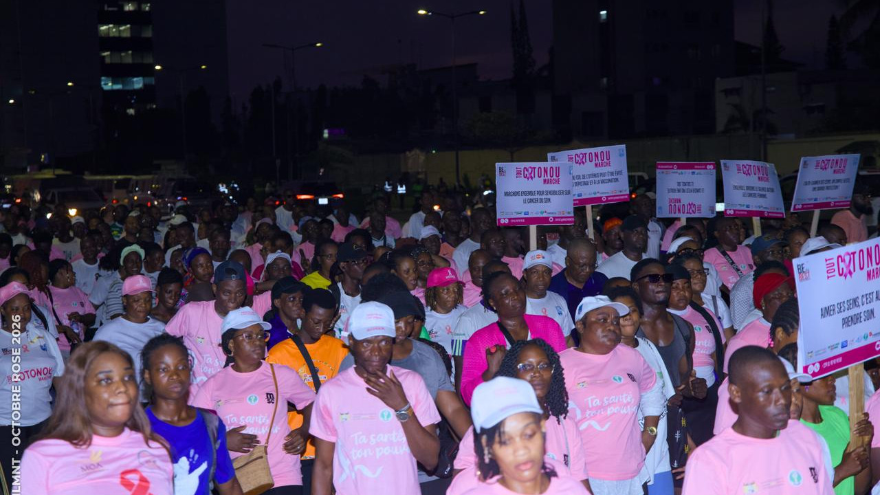 Octobre Rose 2026 : « Tout Cotonou Marche en Rose » pour renforcer la lutte contre les cancers féminins