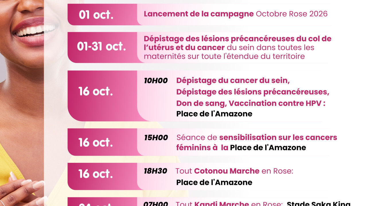 Octobre Rose 2026 : un mois pour se mobiliser contre les cancers féminins