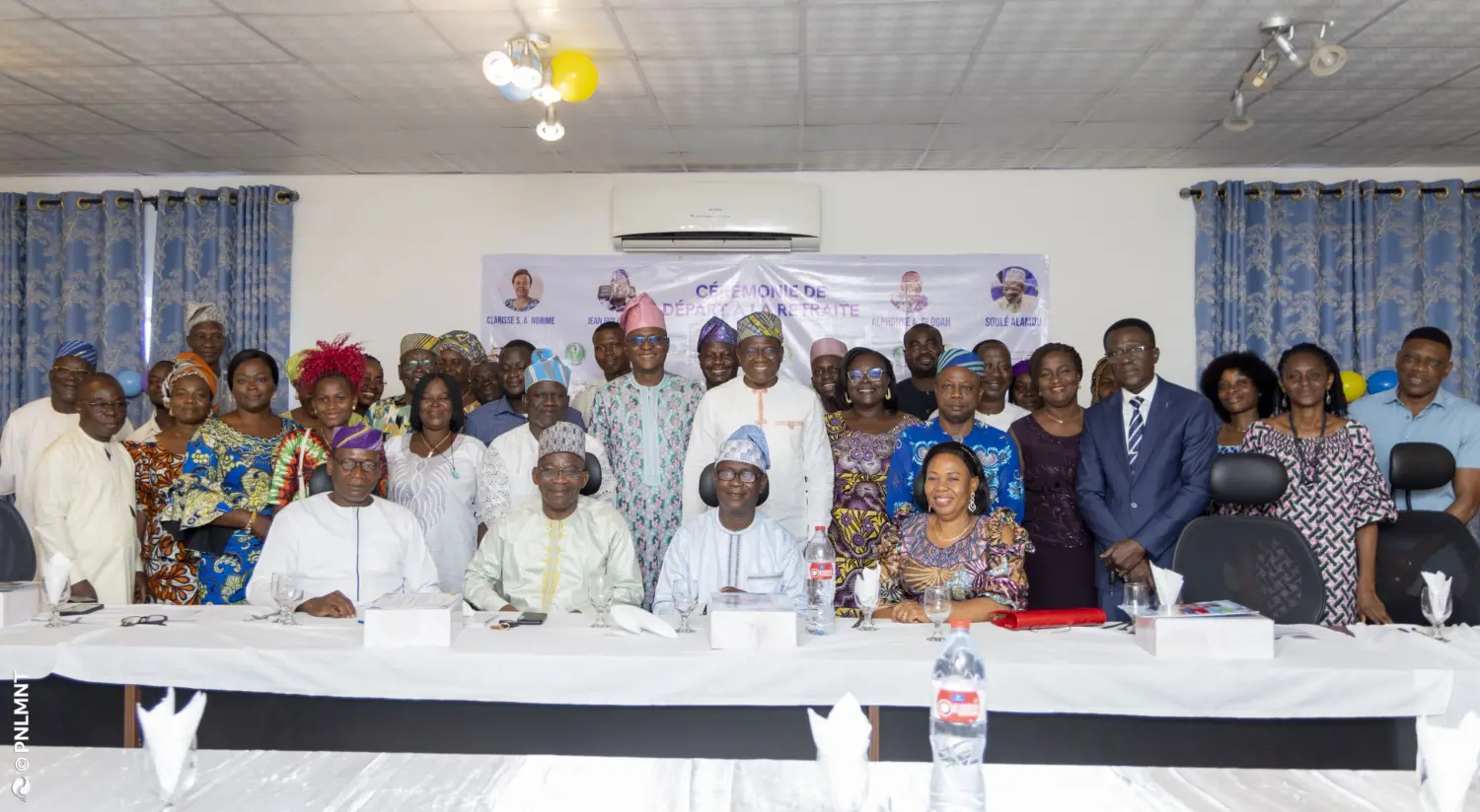 Célébration du départ à la retraite de quatre illustres personnels du PNLMNT