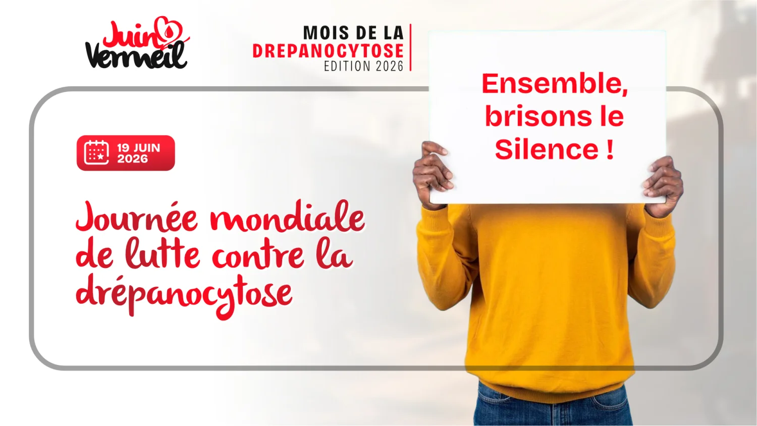 Journée mondiale de la drépanocytose : sensibiliser, dépister et agir