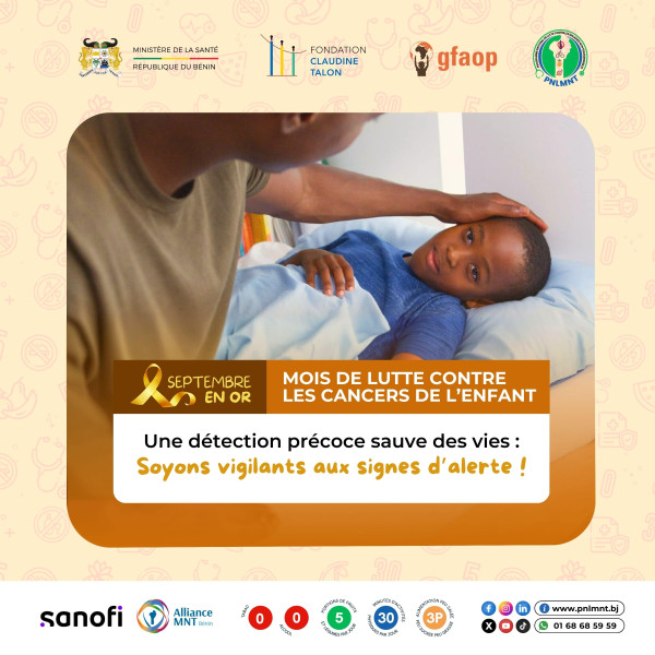 Septembre en Or – Mois de sensibilisation aux cancers pédiatriques