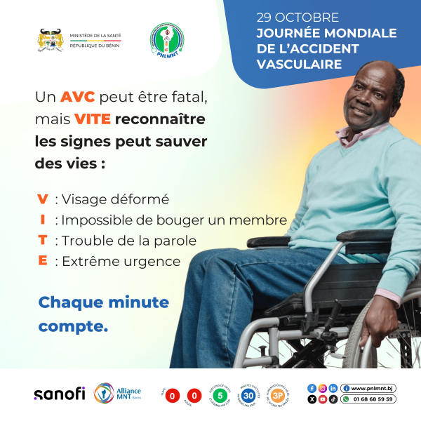 Journée mondiale de l’Accident Vasculaire Cérébral