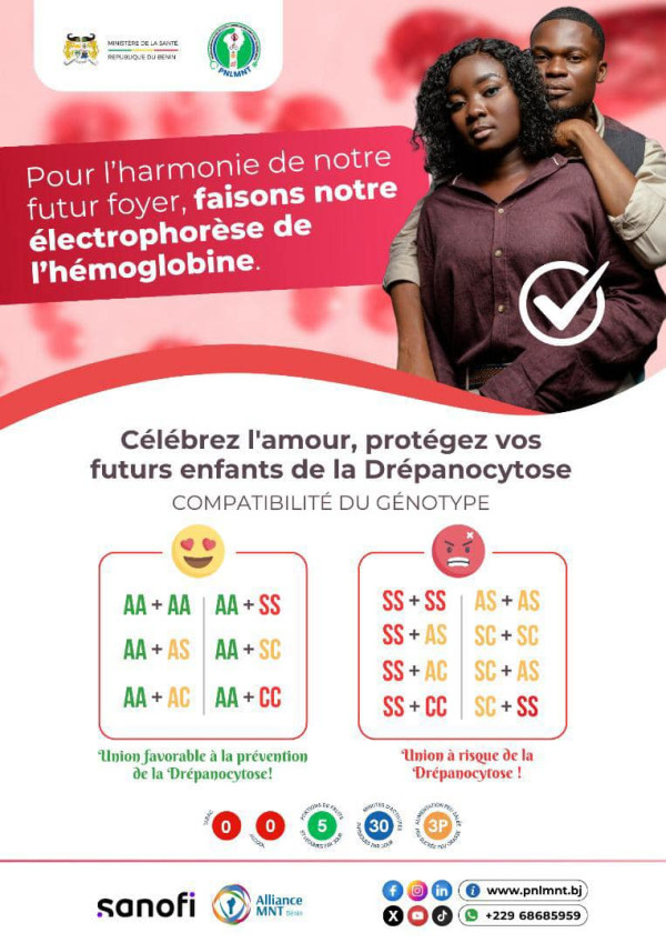 Saint-Valentin (Couple & drépanocytose)