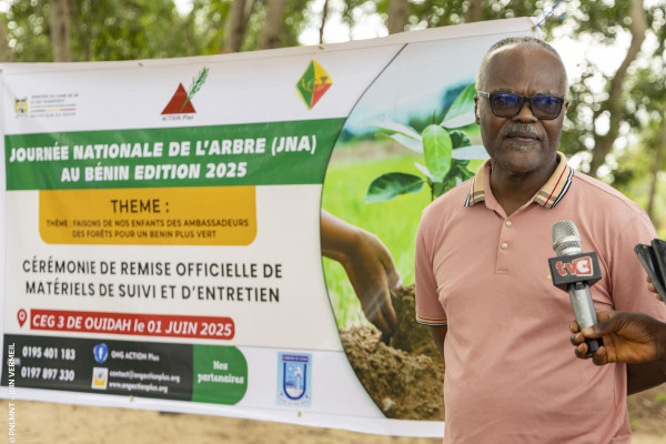Célébration de la Journée de l’Arbre à Ouidah : Plus de 2500 arbres plantés pour lancer Juin Vermeil 2025