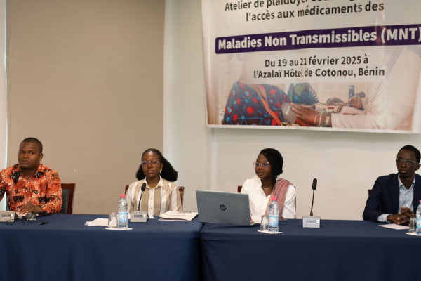 Lancement de l’Atelier de plaidoyer sous-régional pour l’accès aux médicaments contre les MNT