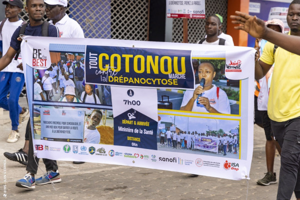 TOUT COTONOU MARCHE CONTRE LA DRÉPANOCYTOSE : une mobilisation forte pour briser le silence