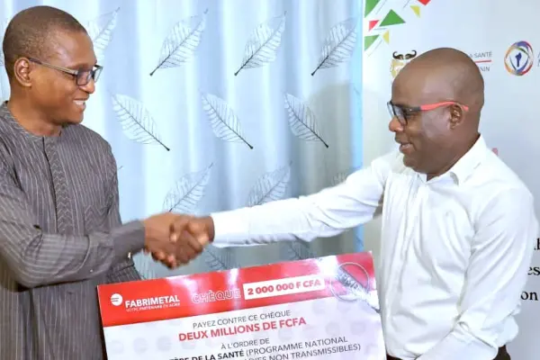 FABRIMETAL soutient la lutte contre la drépanocytose avec un don exceptionnel