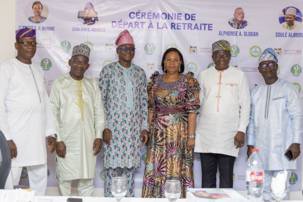 Célébration du départ à la retraite de quatre illustres personnels du PNLMNT