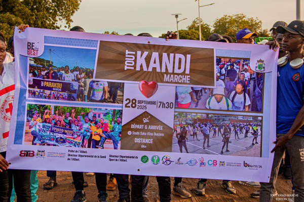 Parakou et Kandi ont marché pour le cœur
