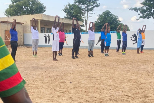 À Djougou, la Zone Sanitaire DCO mise sur le sport pour lutter contre les MNT