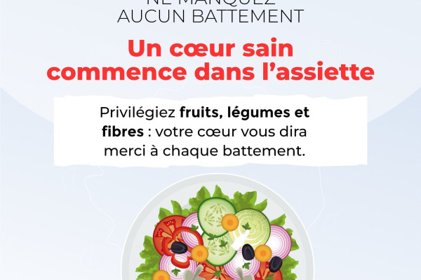 29 septembre : Journée Mondiale du Cœur, agissons pour notre santé