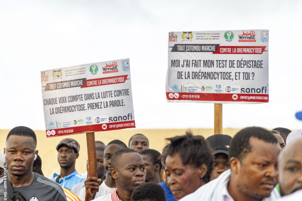 TOUT COTONOU MARCHE CONTRE LA DRÉPANOCYTOSE : une mobilisation forte pour briser le silence