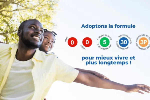 Journée mondiale de la Santé : Adoptons la formule magique 0-0-5-30-3P pour mieux vivre et plus longtemps