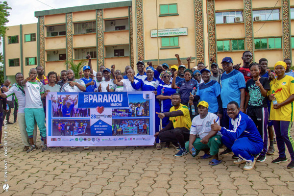 Parakou et Kandi ont marché pour le cœur