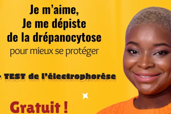 Saint-Valentin solidaire : Sensibilisation et dépistage de la drépanocytose à Cotonou