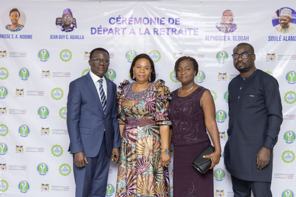 Célébration du départ à la retraite de quatre illustres personnels du PNLMNT