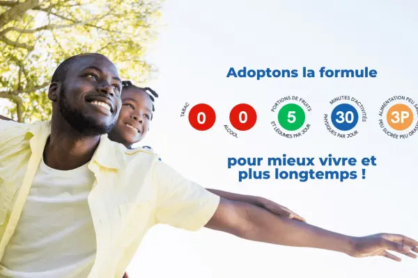 Journée mondiale de la Santé : Adoptons la formule magique 0-0-5-30-3P pour mieux vivre et plus longtemps