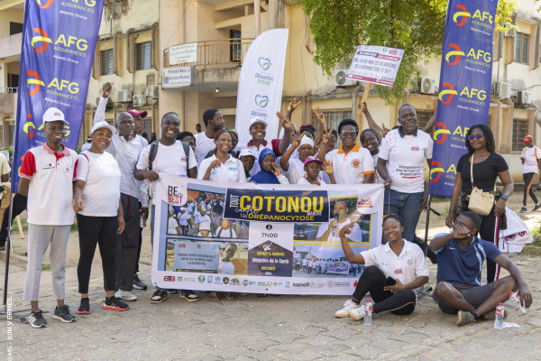 TOUT COTONOU MARCHE CONTRE LA DRÉPANOCYTOSE : une mobilisation forte pour briser le silence