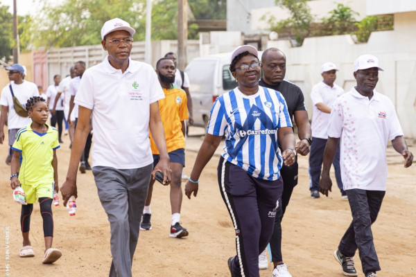 TOUT COTONOU MARCHE CONTRE LA DRÉPANOCYTOSE : une mobilisation forte pour briser le silence